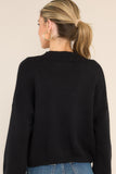 Don't Think About You Black Pullover Sweater