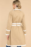 Gingerbread Delight Khaki Coat