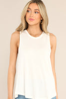 You Look Familiar Ivory Tank Top