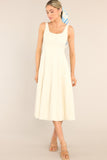 Nice To See You Ivory Midi Dress