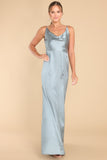 Inner Radiance Ash Blue Maxi Dress