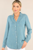 Ginger Western Wash Chambray Top