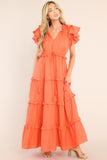 Ruffle Some Feathers Spice Maxi Dress