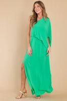 Get Obsessed Green Maxi Dress