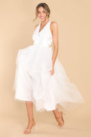 Graceful Movements White Maxi Dress