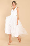 Graceful Movements White Maxi Dress