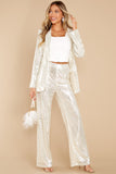 Nights Like This White Sequin Blazer